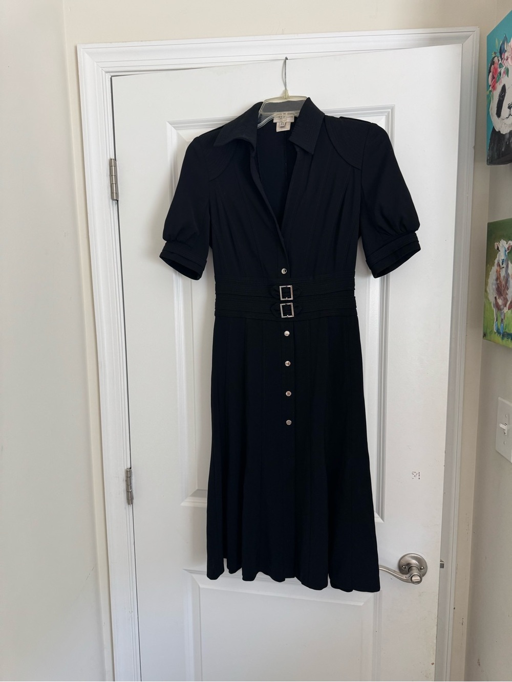 Karen millen black dress size 4